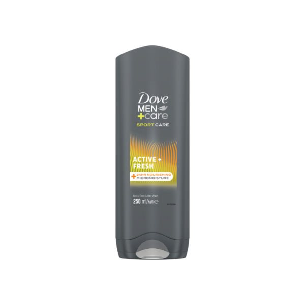 Untitled design - 2026-07-05T102353.349 Dove Men+Care Sport Care Active + Fresh душ гел 250 мл