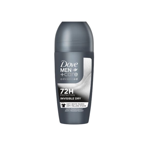 Untitled design - 2026-07-05T120157.615 Dove Men+Care Advanced Invisible Dry рол-он против изпотяване 50 мл