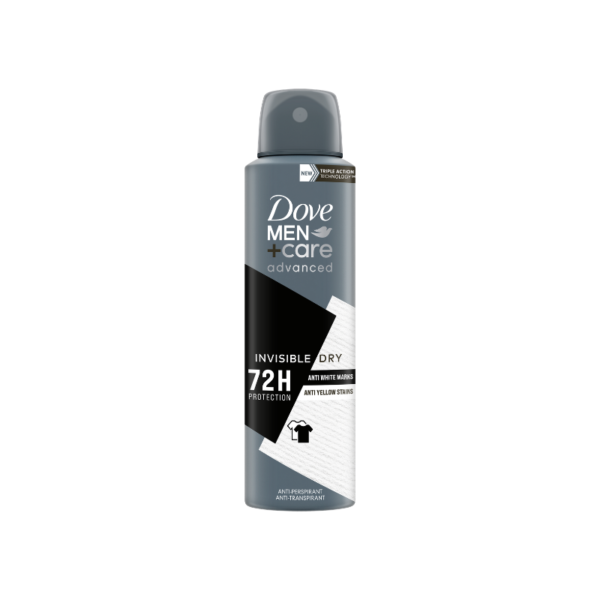 Dove Men+Care Advanced Invisible Dry спрей против изпотяване 150 мл