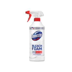 Domestos Bleach Foam почистваща пяна с избелващ ефект – 435 мл