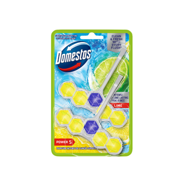 Untitled design - 2026-07-17T151830.383 Domestos Power 5 Lime WC блокчета – 2 × 50 г