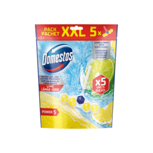 Domestos Power 5 Lime WC блокчета – 5 × 50 г