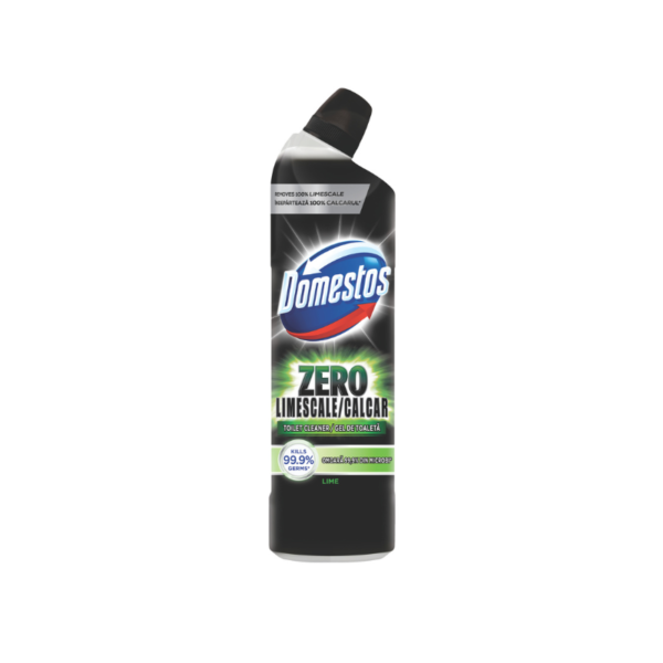 Domestos Zero Limescale Lime WC гел против котлен камък – 750 мл