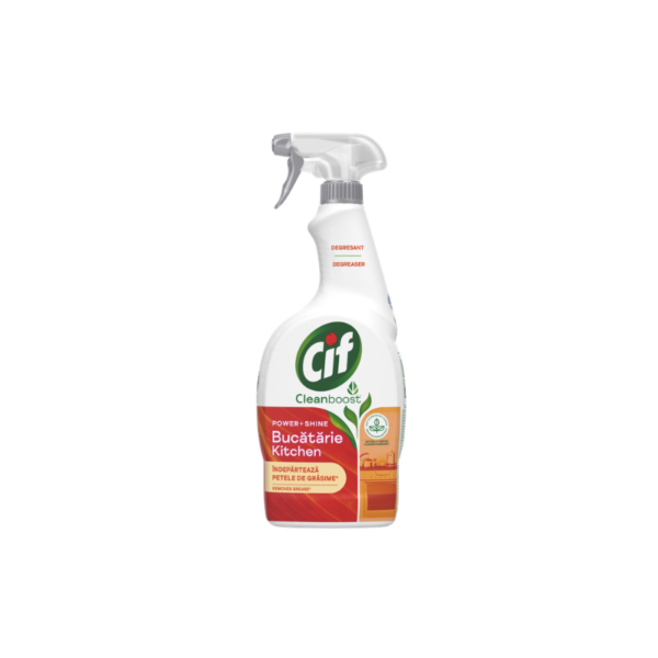 Cif Cleanboost Kitchen обезмаслител за кухня – 750 мл