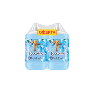 Coccolino Fresh & Soft Blue Splash омекотител – комплект 2 × 1,7 л
