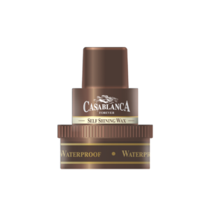 Casablanca Forever Self Shining Wax Brown самолъскаща водоустойчива крем вакса за кафяви обувки 50 мл