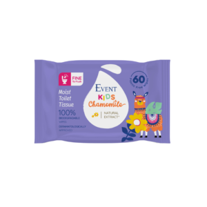 EVENT Kids Влажна тоалетна хартия Chamomile – 60 бр.