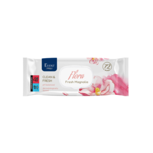 EVENT Flora мокри кърпички Fresh Magnolia – 72 бр.