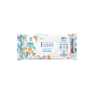 EVENT Baby Extra Soft мокри кърпички 3 в 1 – 84 бр.