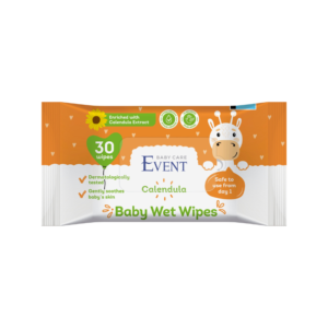 EVENT Baby мокри кърпички с Невен (Calendula) – 30 бр.