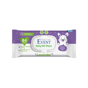 EVENT Baby мокри кърпички с Лавандула – 84 бр.