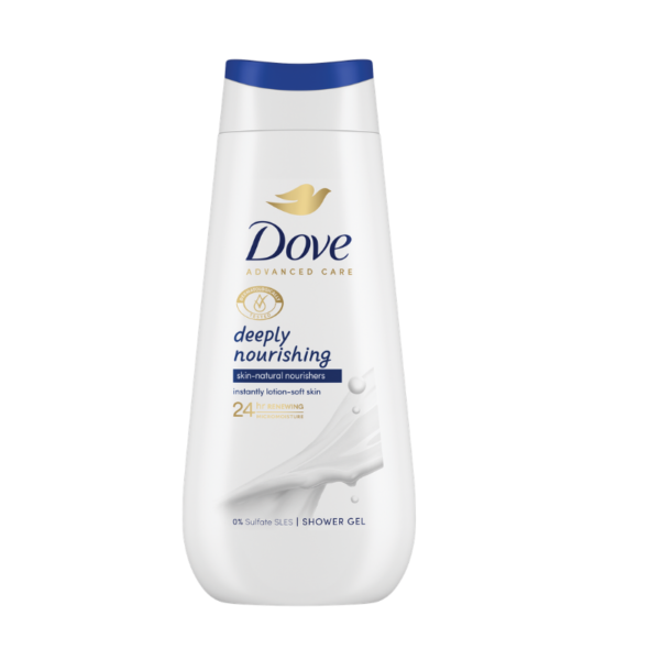 Dove Advanced Care душ гел Deeply Nourishing – 225 мл