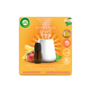 Ароматен дифузер Air Wick Aroma Mist Щастие – ананас, праскова и дива мента, стартов комплект 20 мл