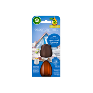 Пълнител Air Wick Essential Mist Свеж лен и бяла орхидея, 20 мл