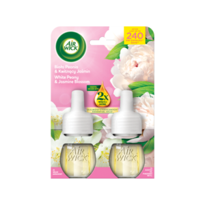 Пълнители Air Wick Бял божур и цъфтящ жасмин, двоен комплект