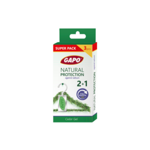 GAPO Cedar Gel 2+1 – гел за гардероб с аромат на кедър, 3 бр.