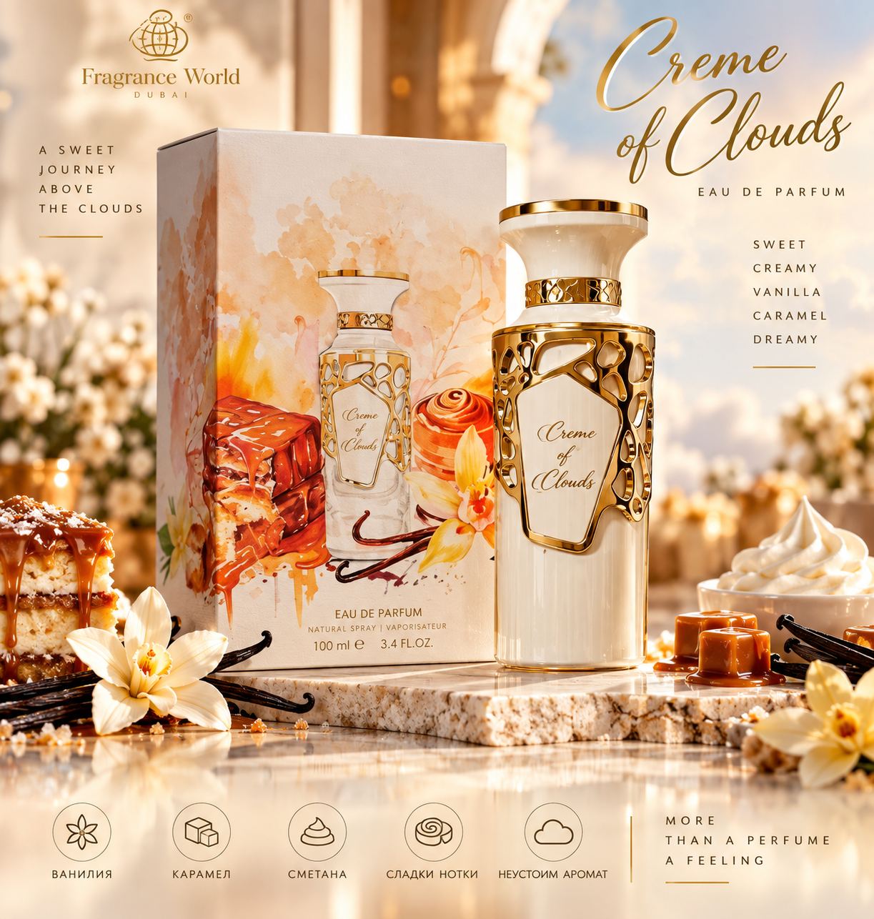 Fragrance World Creme of Clouds EDP 100 мл – унисекс