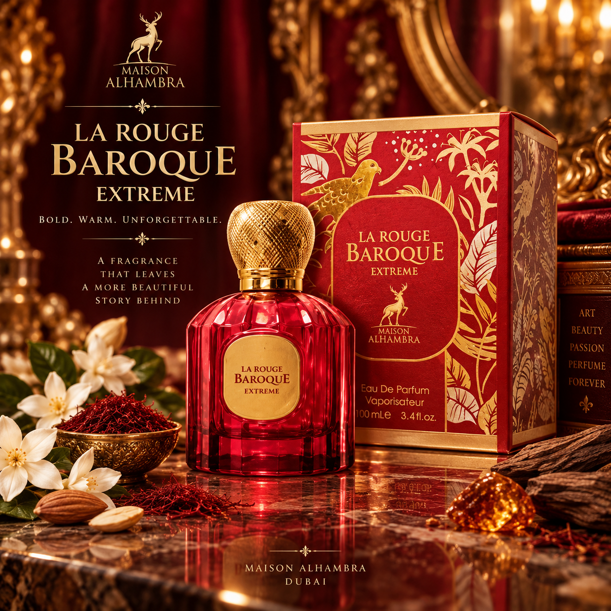 Maison Alhambra La Rouge Baroque Extreme EDP 100 мл – унисекс