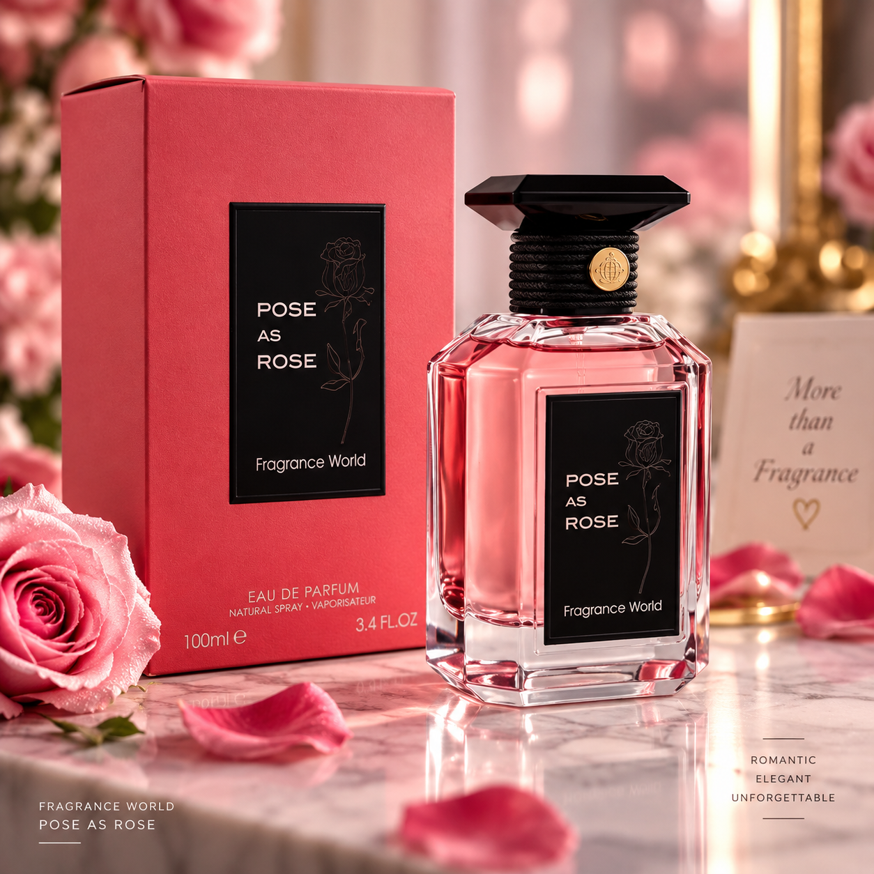 Fragrance World Pose As Rose EDP 100 мл – дамски парфюм