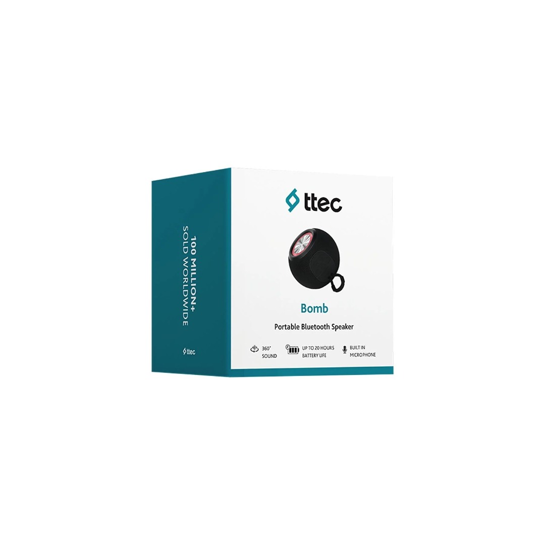 Bluetooth колонка ttec Bomb Portable Bluetooth Speaker - Черна